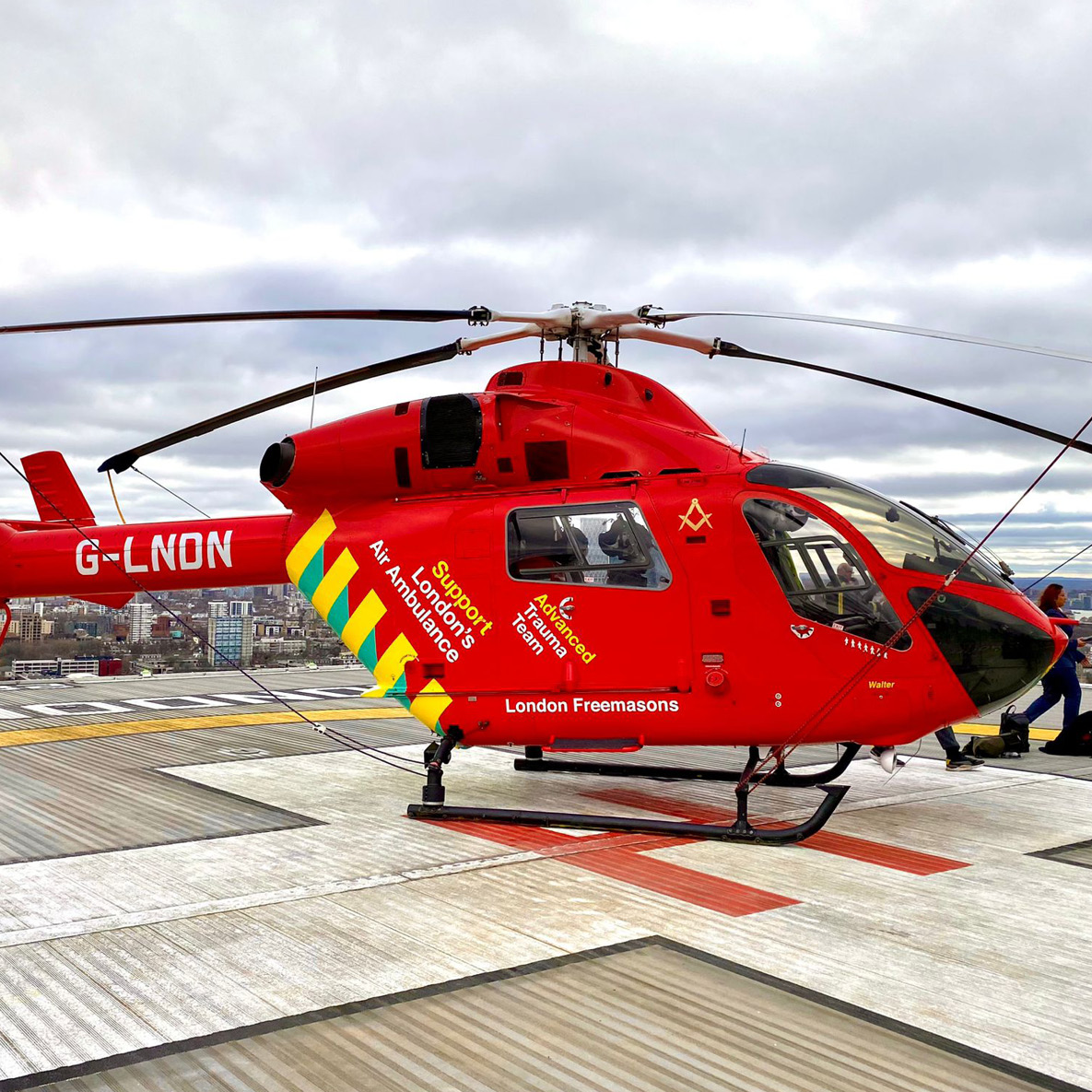 London Air Ambulance Charity Helicopter
